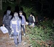 نجات یک تیم کوهنوردی ۹ نفره در جنگل‌های الیمستان آمل