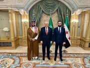 ترامپ با الجولانی دیدار کرد+ تصاویر