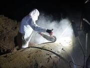 خط آبرسانی لارستان برای سومین بار شکست/ اکیپ‌های عملیاتی برای ترمیم فوری مستقر شدند