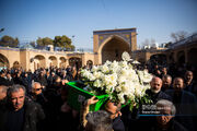 مراسم تشییع استاد امیرهوشنگ جزی‌زاده
