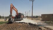 عملیات ساماندهی خیابان ام‌البنین دهنو منطقه ۲ اصفهان از سر گرفته شد