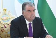 حضور رئیس جمهور تاجیکستان در مراسم وداع با رهبر شهید