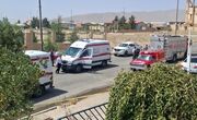 نشت گاز و ترکیدگی مخزن گاز مایع در یک واحد تولیدی در گلپایگان / مسمومیت تنفسی ۱۷ نفر