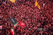 اعلام مشارکت بیش از ۱۰ میلیون نفر در مراسم تشییع رهبر شهید انقلاب در عراق