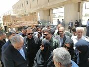 بازدید معاون رئیس‌جمهور از محل ورود آب از افغانستان به ایران