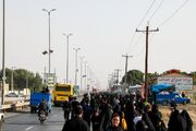 حال و هوای دلدادگان اراکی در مراسم جاماندگان اربعین