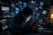 سلامت روان پشت ویترین اسکرول‌ها