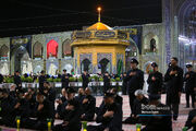 برگزاری آئین شام غریبان شهادت امام رضا(ع) در حرم رضوی