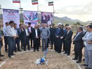 کلنگ‌زنی احداث مخزن ۱۰۰۰ متر مکعبی شهر بوستان با هدف رفع تنش آبی