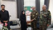 ابلاغ درجه سرتیپی «شهید جعفرزاده» به خانواده شهید