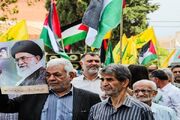 راهپیمایی «نصر؛ جشن پیروزی مقاومت و ملت فلسطین» برگزار شد