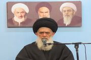 برپایی مراسم عزاداری شهادت امام کاظم(ع) در دفتر آیت‌الله فاضل لنکرانی