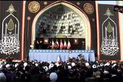 نماز بر پیکرهای مطهر رهبر شهید و خانواده ایشان اقامه شد