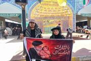 عشق به امام حسین(ع) تحمل گرمای مسیر اربعین را آسان می‌کند