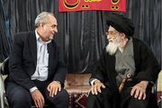 دیدار و گفتگوی استاندار آذربایجان شرقی با آیت‌الله آل‌هاشم