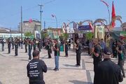 آیین سوگواری در آستان ابراهیم ابوجواب(ع) بابلسر برگزار شد