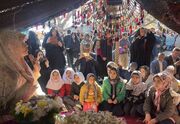 جشنواره «طعم کتاب با عشایر» در روستای قنات ملک شهرستان رابر برگزار شد