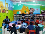 برگزاری برنامه‌های فرهنگی و ادبی با مشارکت مدارس در کتابخانه عمومی شهید هاشمی‌نژاد بیدخت شهرستان گناباد