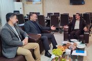 دیدار سرپرست کتابخانه‌های عمومی خراسان شمالی با رئیس سازمان مدیریت استان