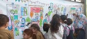 غرفه فرهنگی اداره کتابخانه‌های عمومی بروجرد، کانون توجه راهپیمایی باشکوه غدیر