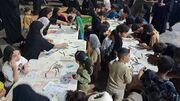 نسیم غدیر در غرفه شبانه کتابخانه شهید رجایی؛ جشن خلاقیت کودکانه در سایه ولایت