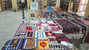 نمایشگاه «هنرهای دستی اهالی کتاب» در کتابخانه شهدای محراب هرسین برگزار شد