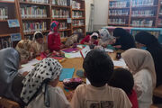رنگ و بوی علوی در کتابخانه حضرت سیدالشهدا(ع) روستای کردیجان