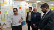 بازدید معاون برنامه‌ریزی و توسعه اقتصادی سازمان مدیریت و برنامه‌ریزی استان گیلان از کتابخانه مرکزی رشت