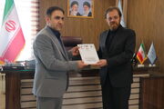 مدیرکل کتابخانه های عمومی استان اردبیل با رییس سازمان قضایی نیروهای مسلح استان دیدار کرد