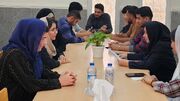 نجوای محرم در کتابخانه پیامبر اعظم (ص) تشان