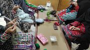 برگزاری نخستین جلسه کلاس آموزش قلاب‌بافی در کتابخانه عمومی شهید مطهری
