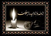 پیام تسلیت مدیرکل کتابخانه‌های عمومی استان گیلان منتشر شد