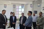 بازدید مدیرکل کتابخانه‌های عمومی خراسان شمالی و فرماندار سملقان از کتابخانه شهید بهشتی آشخانه