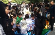 نگاهی به عملکرد موکب‌های کتابِ شهرستان بروجن در ایام اربعین
