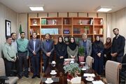 آیین معارفه ذیحساب جدید اداره‌کل کتابخانه‌های عمومی استان قزوین با حضور رئیس خزانه معین استان