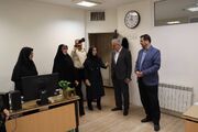 بازدید معاون سیاسی، امنیتی و اجتماعی استانداری قزوین از اداره‌کل کتابخانه‌های عمومی استان