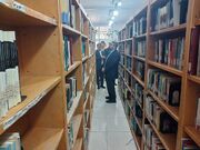 بازدید دستیار دبیرکل نهاد از کتابخانه‌های عمومی شهرستان باغملک