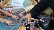 کارگاه آموزشی «در پناه پرچم» با هنر آلفابافی در سوادکوه شمالی برگزار شد