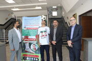 ثبت نوزدهمین رکورد جهانی آرش احمدی طیفکانی در کتابخانه مرکزی امام خمینی (قدس سره) مشهد