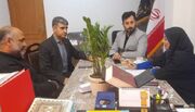فلاح کردآبادی با اعضای ستاد برگزاری لیگ دانایی در جویبار دیدار کرد