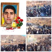 آسمانی شدن مادر شهید تخمکار در شهرستان درمیان