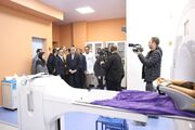 بازدید اسلامی از بخش پت‌اسکن پزشکی هسته‌ای بیمارستان شهدای تجریش