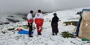 نجات عشایر گرفتار در برف و کوهستان منطقه دررود عنبرآباد