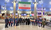 بازگشت قهرمانان تکواندو به میهن