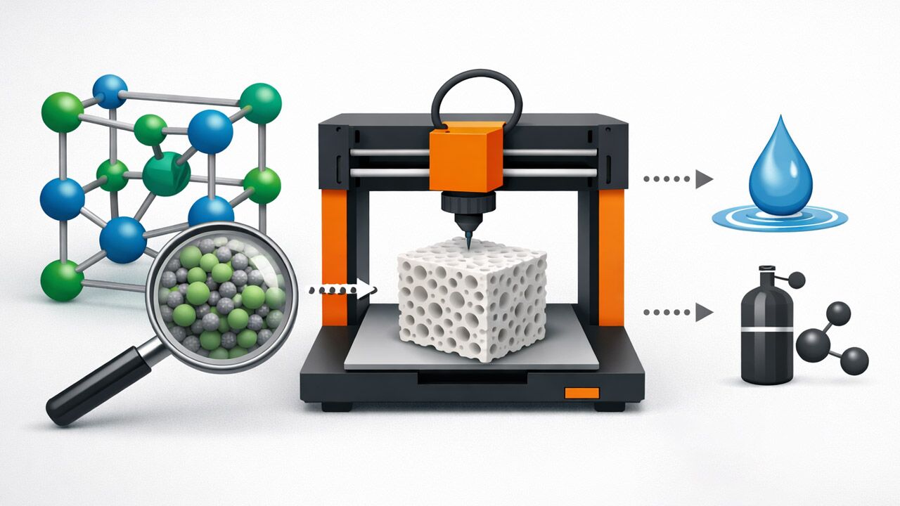 ترکیب نانوتخلخل با چاپ سهبعدی؛ در خدمت تصفیه آب