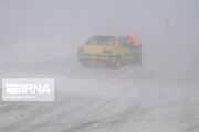 بارش برف و باران در محورهای مواصلاتی ۱۸ استان کشور