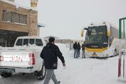 شهرداری بومهن پذیرای مسافران در سرما