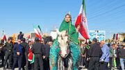 انسجام و همدلی مردم گچساران در راهپیمایی 22 بهمن + فیلم