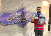 برنده تندیس ملی فداکاری؛ جوانی که در دل آتش و گلوله انتخابش نجات مردم بود+ فیلم