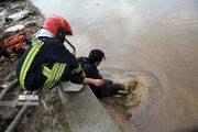 انجام ۱۵۶ عملیات آتش‌نشانی مرتبط با بارندگی و سیلاب در قشم